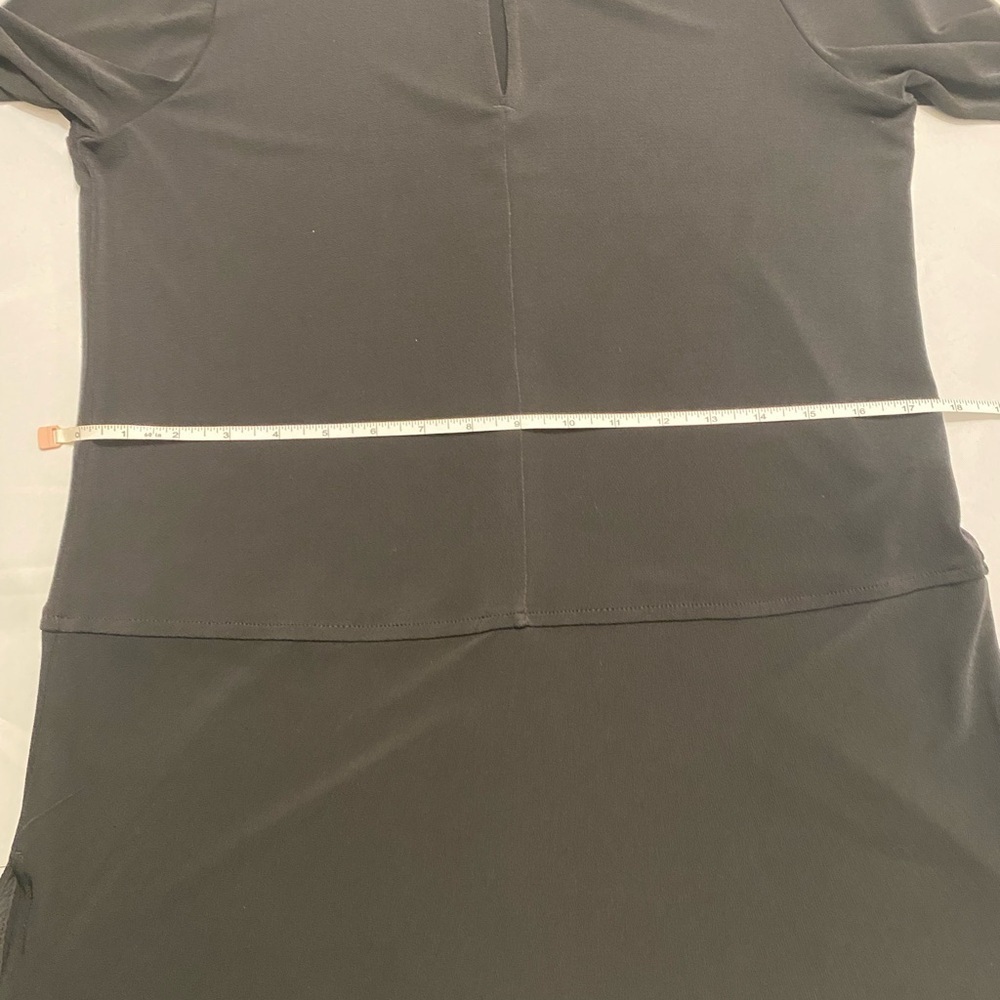 Lauren Ralph Lauren Womens Stretchy Keyhole Neck Tunic Blouse Size Small - Picture 9 of 12